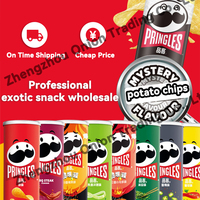 Pringles Saveurs Variées, Snacks Fruits et Légumes 110g, Chips en Boîte Pringles, Alimentation, Snacks Exotiques
