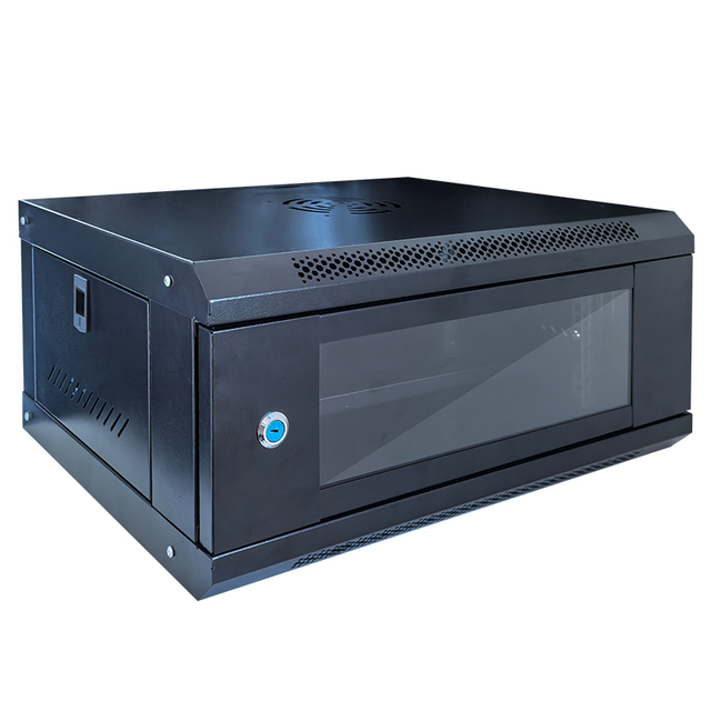19 Inch 4U 530x400x240mm SPCC Steel Network Server Rack Wall Mount Cabinet in Stock