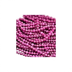 Mehrajudin <b>Gems</b> Super Quality Natural Red Ruby <b>Stone</b> 8mm Rondelle Beads Third Party Certified Rajasthan Jewelry Making - Product Image 4