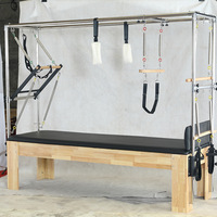 Machine de Pilates Reformer en bois de hêtre Cadillac - Durable pour adultes avec garantie de 3 ans