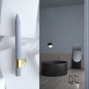 Bougies en cire d'abeille pour famille, à cône, sans fumée pour dîner d'église - Product Image 5