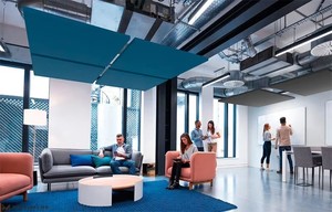 Panel de Techo de Fibra de Vidrio para Decoración Moderna, Paneles Acústicos de Fibra de Vidrio Ignífugos con Absorción de Sonido para Hoteles y Estudios - Product Image 6