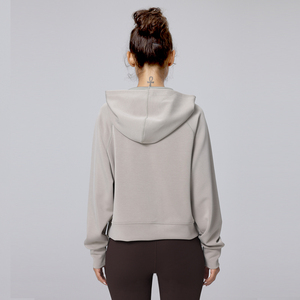 Automne hiver vêtements de sport entraînement Fitness sweats à capuche pour femmes mode à manches longues femmes Gym Sport haut personnalisé femmes Sublimation sweats à capuche - Product Image 5