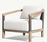Chaise en teck massif de luxe moderne pour extérieur, toutes saisons, personnalisable, pour patio, jardin, hôtel, plage, piscine, mobilier de loisirs individuel