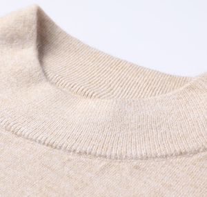 Men's Short Sleeve Knitted T-<strong>shirt</strong> Wool Sweater <strong>Mock</strong> Neck Lightweight Breathable Soft Minimalist Wholesale Personalized <strong>Jumper</strong> - Product Image 6