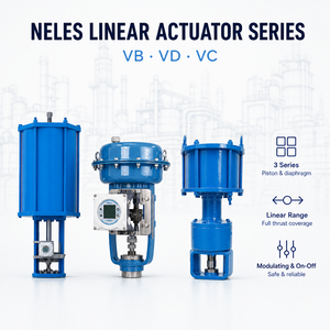 Actionneurs linéaires rotatifs série VD VC VB, type cylindre pneumatique à membrane, commande marche/arrêt - Product Image 1