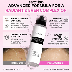 Tónico Sérum Facial Personalizado con 6X Péptidos de Colágeno, Niacinamida y Ácido Hialurónico para Todo Tipo de Piel - Product Image 1