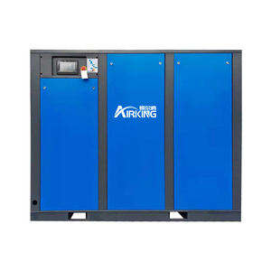 Compresseur d'air à vis à aimant permanent à vitesse variable Ariking fabriqué en Chine, 300HP, 220KW, 8bar, 41,5m3/min, à deux étages - Product Image 1