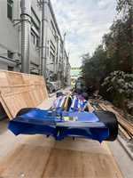 Sculpture de voiture de Formule 1 sur mesure, grand modèle réduit grandeur nature en résine et fibre de verre pour collection et exposition des passionnés de voitures