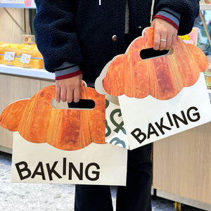 Tùy chỉnh các tông trắng tráng miệng bánh mì bao bì giấy túi với xử lý cho Takeaway Croissant và thực phẩm nướng - Product Image 4