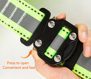 Cinturón reflector Construcción Trabajo de <span class=keywords><strong>noche</strong></span> Torre Escalada Arnés de seguridad de cuerpo completo - Product Image 4