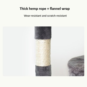 เสาไม้สำหรับแมวบ้านไม้สำหรับแมวต้นไม้หลายระดับดีไซน์เนอร์แบบยั่งยืน - Product Image 3