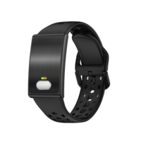 Gelang Pintar ECG Monitor Detak Jantung Tekanan Darah Oksigen HRV 188+ Mode Olahraga IP68 Tahan Air Pelacak Kebugaran untuk Pria Wanita