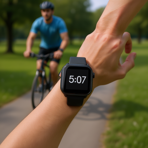 Montre connectée Myrva 36-40 mm avec écran LCD, podomètre, résistante à la poussière, unisexe, appareil portable - Product Image 2