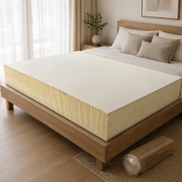 Matelas en mousse à mémoire de forme à pression zéro, compressé et emballé, matelas orthopédique, densité personnalisée, housse en tissu pour chambre à coucher