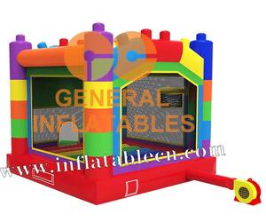 Castillo hinchable multicolor para niños, bloques de construcción populares, casa de rebote, Castillo de salto para fiesta, novedad - Product Image 4