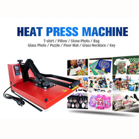 Presse à chaud manuelle pour t-shirts, machine d'impression par transfert thermique