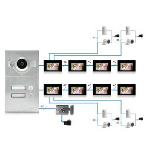 Оптовая продажа, видеодомофон с 10,1 экраном, 220 В, домофон для домашней безопасности с CMOS, черно-белый видеодомофон - Product Image 6