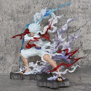 Nica Luffy-Figur greift eng den Blitz 5. Gang Action-Figurine Modellpuppe Modell Anime PvC-Statue Spielzeug Geschenk