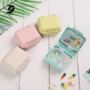 휴대용 미니 씰 층화 플라스틱 알약 상자