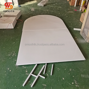 การตกแต่งซุ้มโลหะสีขาวแบบถอดออกได้การออกแบบสำหรับงานเลี้ยงงานแต่งงานงานปาร์ตี้อย่างนุ่มนวล - Product Image 3