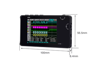 Mini analizador lógico Digital <span class=keywords><strong>Dso</strong></span> La104, <span class=keywords><strong>osciloscopio</strong></span> de frecuencia de muestreo máxima de 2,8 mhz, pantalla de 100 pulgadas, 4 canales programables - Product Image 2