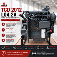 SCDC DEUTZ TCD 2012 L04 2V 100kW 134PS 2300U/min 4-Zylinder Wassergekühlter Turbodieselmotor für Baumaschinen