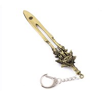 God of War 4 Chaos Blade Großes Messer Schlüsselanhänger Queye Axt Maske Zinklegierung Anhänger Geschenk für Fans