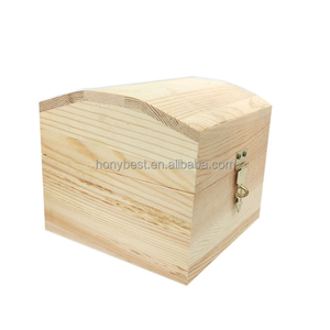 Cajas de tesoros de <span class=keywords><strong>madera</strong></span> <span class=keywords><strong>con</strong></span> tapa curvada Vintage, cofre pirata de <span class=keywords><strong>madera</strong></span> <span class=keywords><strong>con</strong></span> tapa de arco <span class=keywords><strong>con</strong></span> cerradura y tapa <span class=keywords><strong>con</strong></span> bisagras para recuerdo, joyería, juguete, escondite para niños - Product Image 3
