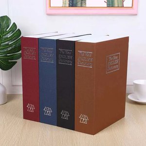 Manufacturers Direct Creative English Dictionary Book Storage Collection Safe Box Metal Safe Lock