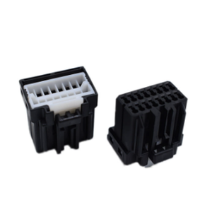 Adattatore Connettore Automobilistico Femmina <span class=keywords><strong>a</strong></span> <span class=keywords><strong>16</strong></span> Pin Zhongzhi 175966-2, Materiale PBT, Nero, 21*21.5*11.8mm - Product Image 2