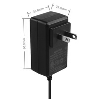 Adaptateur secteur AC/DC à prise US, adaptateur d'alimentation de qualité médicale 5V/2A 5V/3A 9V/1A 9V/1.5A 9V/2A 12V/1A 12V/1.5A 15V/1A 24V/0.5A