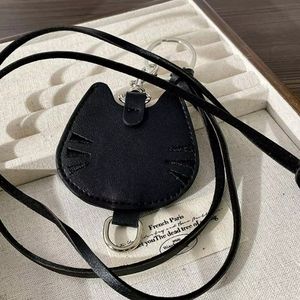 Mini collar de bolso de decoración de cuero PU con correa larga cadena ajustable Mini collar accesorios de joyería regalo Popular creativo - Product Image 3