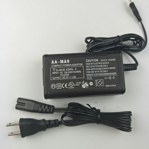 AA-MA9 ricambio AC adattatore di alimentazione/caricatore per <span class=keywords><strong>Samsung</strong></span> SMX-C10 SMX-C14 SMX-C20 SMX-C24 SMX-F40 SMX-S10 SMX-S16 videocamere F43 - Product Image 6