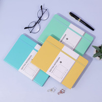 Cuadernos de Notas Personalizados con Logotipo, Tamaño A5, Rayados y Punteados, 80 Hojas, Color Macarrón, Diario con Cinta Elástica