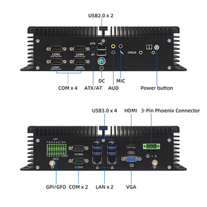 <span class=keywords><strong>Mini</strong></span> <span class=keywords><strong>PC</strong></span> industriel 6* COM <span class=keywords><strong>Intel</strong></span> 4ème-13ème génération de processeurs <span class=keywords><strong>Core</strong></span> <span class=keywords><strong>I5</strong></span>, ordinateur sans ventilateur, châssis de serveur 6U, faible consommation, en stock, Bosten - Product Image 2