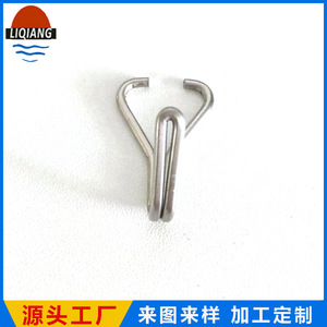 Stainless Steel <b>Wire</b> Coat Hook 304 Rust Resistant Irregular Shape <b>Wall</b> Mounted Garment Hook Customizable For Other Use - Product Image 4