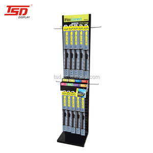 Tùy Chỉnh Sàn Khuyến Mãi Pos Kim Loại Kính Chắn Gió <span class=keywords><strong>Wiper</strong></span> Blade Hiển Thị <span class=keywords><strong>Rack</strong></span>, Phụ Kiện Xe Hơi Hiển Thị Đứng - Product Image 2