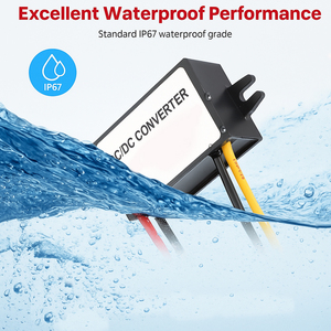 24VDC để 12VDC 1-7a 84W Max DC DC chuyển đổi Buck bước xuống chuyển đổi IP67 DC điều chỉnh điện áp chuyển đổi - Product Image 4