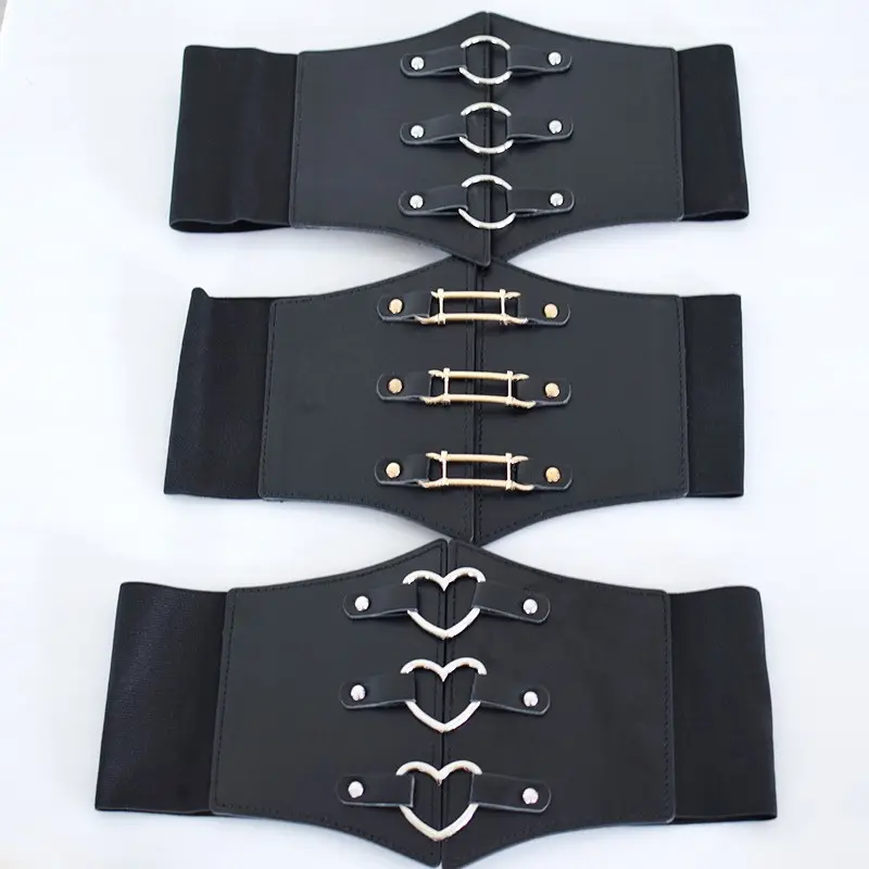 2022 Ladies Waist Girdle Belts Woman Ultra Wide Women Dress Belt Waistband Versatile Elastic Corset Belt For Clothes Decoration