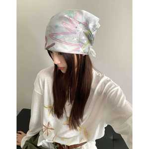 Foulard con Stampa Graffiti in Stile Y2K, <span class=keywords><strong>Turbante</strong></span> Leggero in Rete, <span class=keywords><strong>Bandana</strong></span> per Donna, Abbigliamento Streetwear Estivo per Attività all'Aperto - Product Image 5