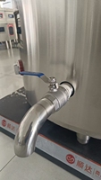 Davit propose des cuiseurs industriels surdimensionnés personnalisables de 380V 12KW 21KW pour bouillies, des cuiseurs vapeur pour bouillon d'os et des marmites à soupe.