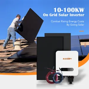 Huis Of Commercieel Op Grid Hybride Inverter 5kw 10kw 20kw 30kw 50kw 80kw 100kw Omvormer Voor Zonne-Energie Op Grid
