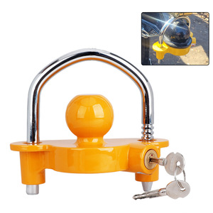 CNSPEED – serrure de remorque avec coupleur à boule, serrure de sécurité antivol en alliage d'aluminium en forme de U, pour camping-car, bateau, voyage - Product Image 3