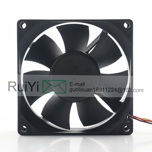 Ventilateur de refroidissement Delta 0.41A 8025 80X80X25MM 8CM silencieux, mesure de vitesse, châssis, grand volume d'air, bille AFB08H - Product Image 3