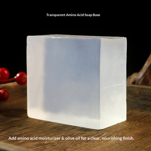 <span class=keywords><strong>Base</strong></span> de <span class=keywords><strong>Savon</strong></span> Artisanale à l'Huile Végétale et au Beurre de Karité aux Acides Aminés, Contrôle du Sébum et Hydratant, Transparent Blanc, Matière Première DIY, Vente en Gros - Product Image 3