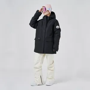 Nuevos trajes de esquí de invierno para <span class=keywords><strong>mujer</strong></span>, cálidos, para deportes al aire libre, chaquetas de Snowboard, conjunto de esquí, monos, pantalones de nieve, a prueba de viento, impermeables y transpirables - Product Image 5
