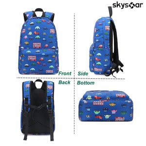 Zaino per Bambini Personalizzato con Cartoni Animati, per <span class=keywords><strong>Asilo</strong></span> e Scuola Materna, Carino Zaino Blu a Forma di Auto per Bambini e Bambine - Product Image 2