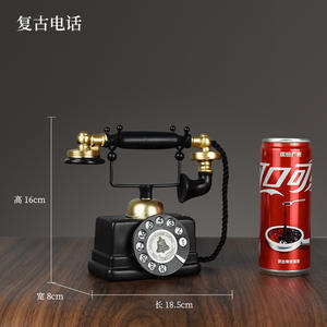 Téléphone rétro créatif petits ornements armoire à vin bibliothèque livre étagère décoration américaine étude décorations - Product Image 6