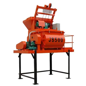 JS500 high quality automatic concrete self loading cement mixer